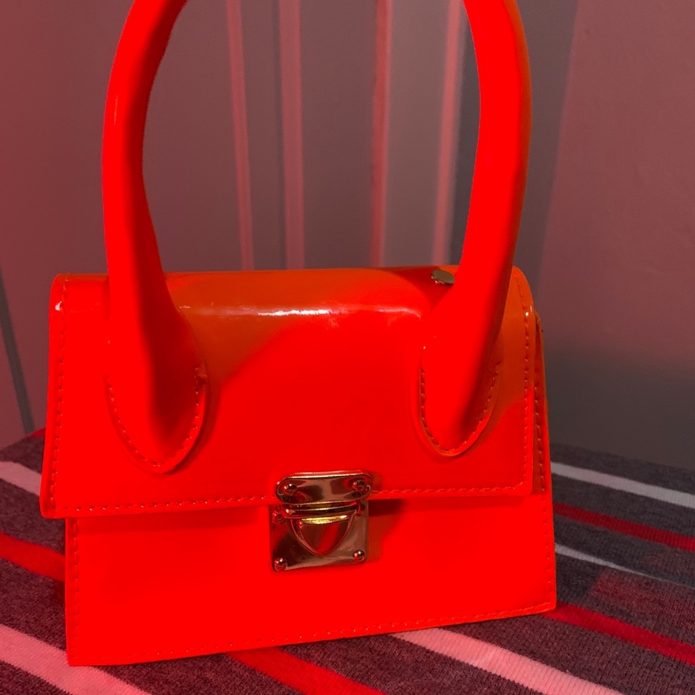 Shein small orange purse